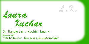 laura kuchar business card